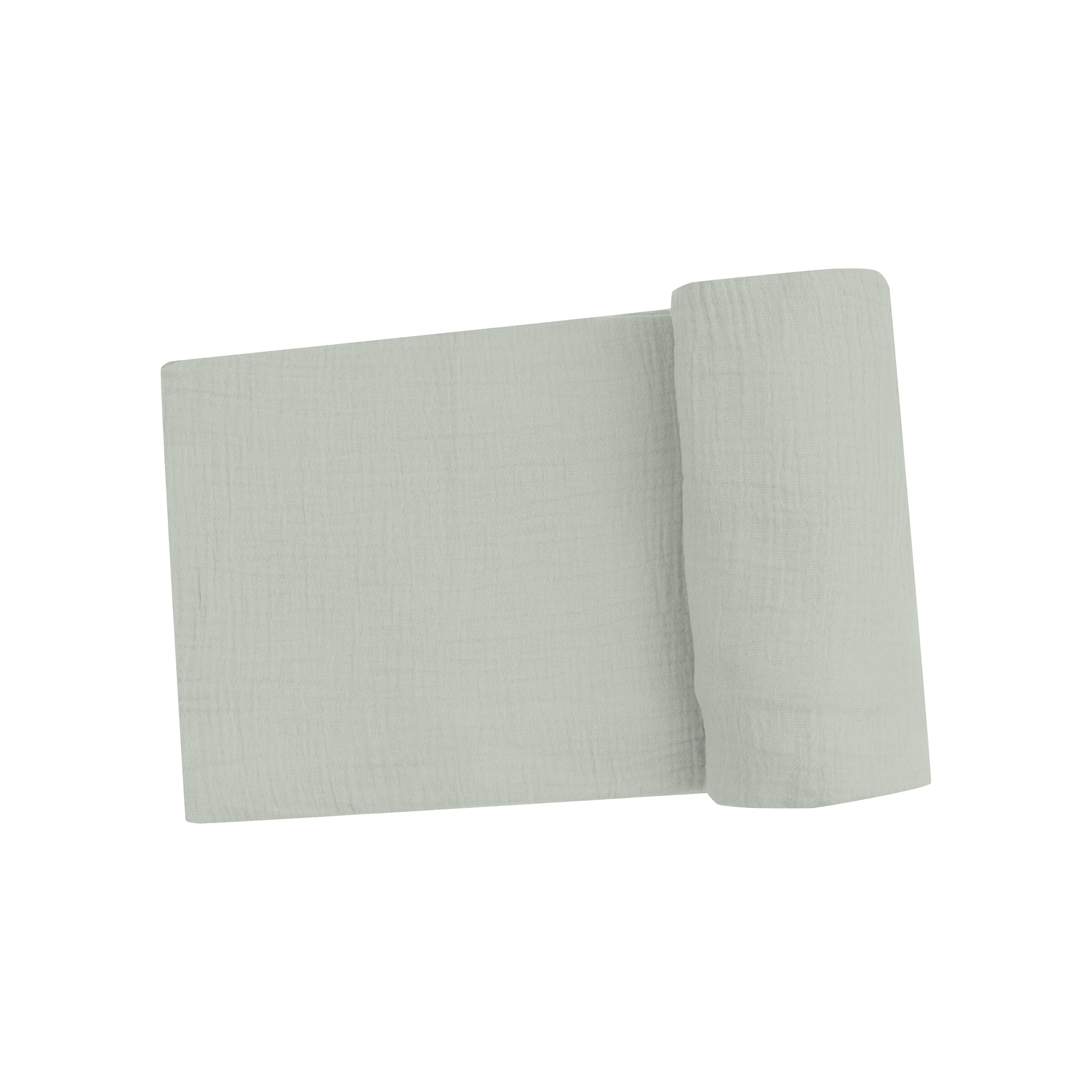 Angel Dear Bamboo Cotton Muslin Swaddle Blanket - Desert Green